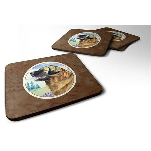 Leonberger Foam Coaster, Set of 4
