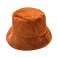 thumbnail image 2 of Dyfzdhu Women Winter Bucket Hat Cute Warm Caps Hunting Fishing Hat Brown, 2 of 5