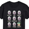 thumbnail image 3 of Star Wars - The Mandalorian Moods - Men's Short Sleeve Graphic T-Shirt, 3 of 5