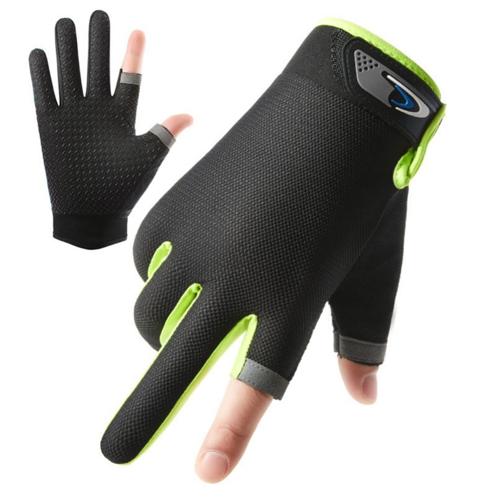 Summer Cooling Cycling Gloves Two Finger Cut Touch Screen for Women Men  Breathable Non-Slip Motorcycle Mountain Bike Riding Gloves Road Bicycle BMX Fitness  Workout Exercise Golf Gloves 