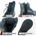 thumbnail image 2 of Toddler Boys Girls Hiking Boots Classic Ankle Boots Waterproof Outdoor Insulated Anti-Slip Rubber Sole Winter Snow Boots(Toddler/Little Kid), 2 of 7