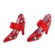 thumbnail image 2 of Sandalias de Miniatura Hugo para muñecas 1/12 Color rojo, 2 of 8