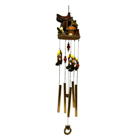 Great World Horse Saddle Western Wind Chime (Best Wind Chimes In The World)