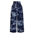 thumbnail image 3 of WILLBEST Pantalones Casuales para Mujer: Cómodos Pantalones Largos de Pierna Ancha con Cordón En La Cintura Alta para Uso Diario. Grande, 3 of 3