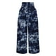 thumbnail image 3 of WILLBEST Pantalones Casuales para Mujer: Cómodos Pantalones Largos de Pierna Ancha con Cordón En La Cintura Alta para Uso Diario. Grande, 3 of 3