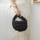 thumbnail image 5 of Bolsas De Hombro Bolsos de hombro acolchados para mujer Cloud Mini Bag Bolso Cross Bag Tote (Negro), 5 of 6