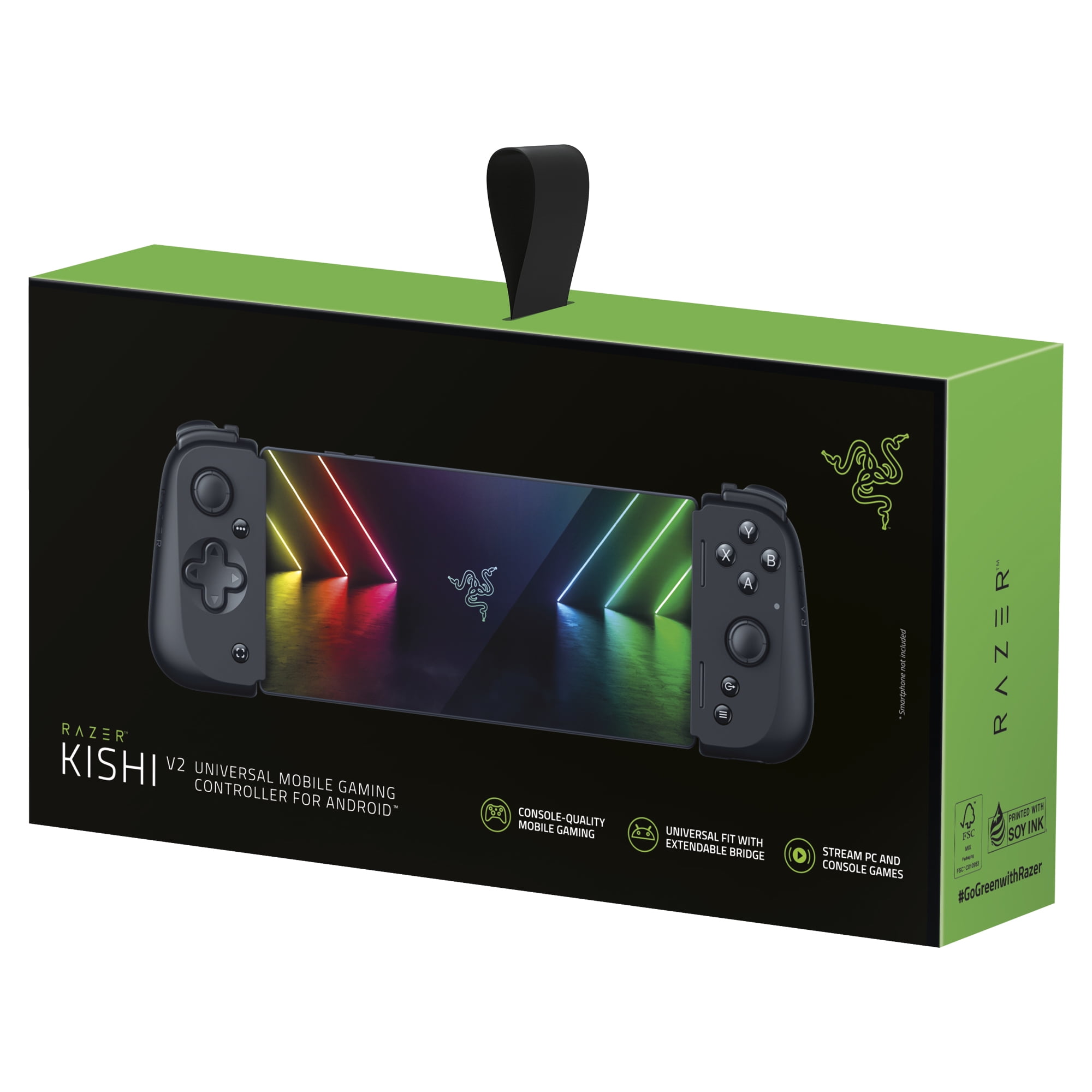 Razer Kishi V2 Mobile Gaming Controller for Android, Console Quality Gaming  Controls, Universal Fit, Stream PC, Xbox, PlayStation Games, Ultra Low 