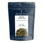 Organic Pai-Mu-Tan White Tea - 1oz Bag (Approx. 15 Servings) | Full Leaf Tea Co.