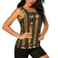 thumbnail image 2 of Balery Ancient Egyptian Hieroglyph Camiseta sin mangas estampada ligera para mujer, tops de entrenamiento sin mangas, camisetas de yoga transpirables de secado rápido.-XX-Large, 2 of 7