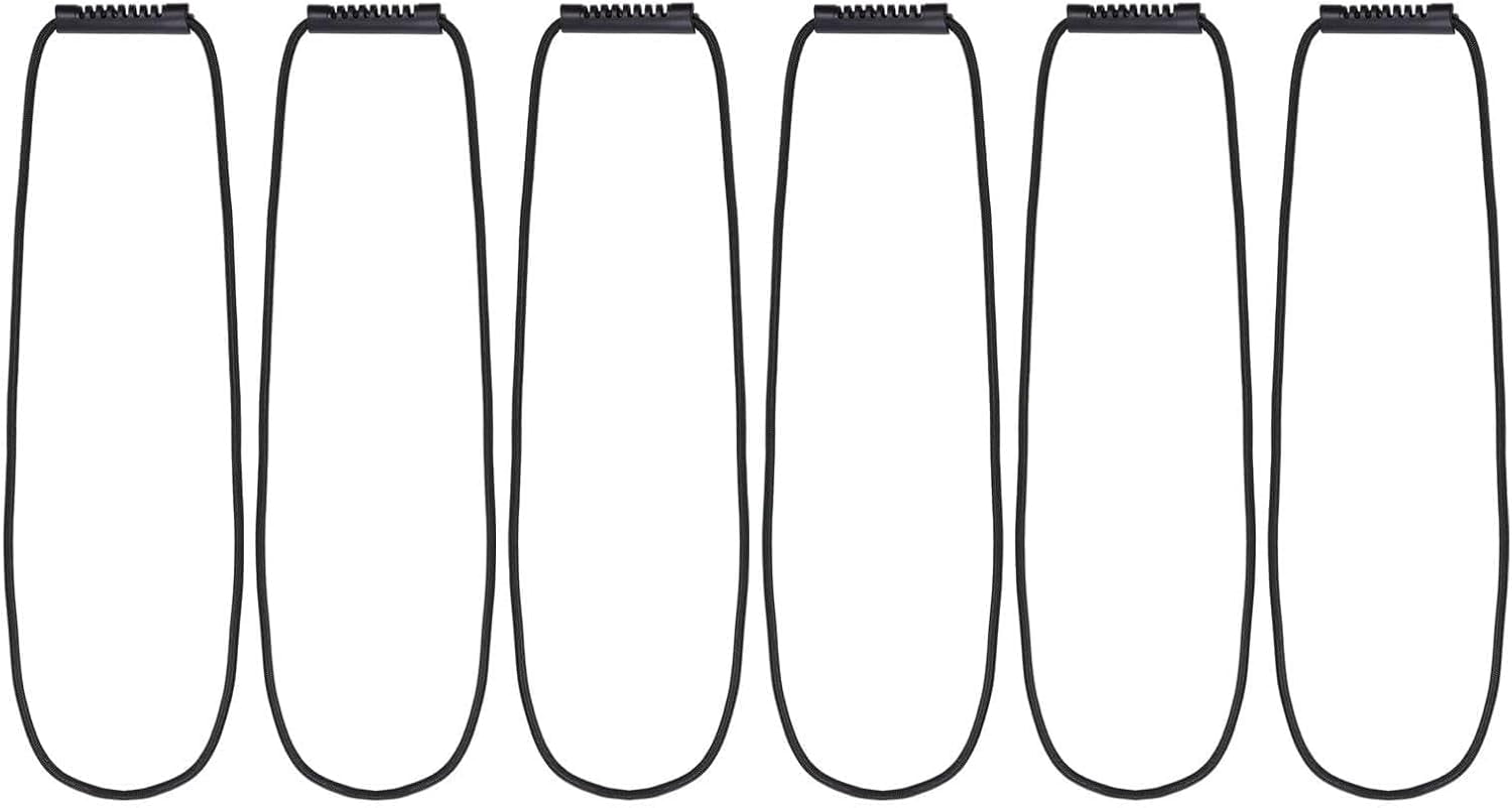 FEFEFW-6 Pack Loop-It Storage Straps 60 Inch Extension Cord Storage Straps Loop Hanger Organizer for Cable Management, Pool Hoses, Garden Hoses, Roap