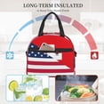 thumbnail image 4 of Fotbe USA Switzerland Bolsa de Almuerzo con Estampado, Lonchera Aislada, Contenedores de Comida Reutilizables Tipo Cooler a Prueba de Fugas, 4 of 7
