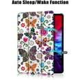thumbnail image 3 of Epicgadget iPad Pro 12.9 2021 Case / iPad Pro 12.9 inch 2020 Case Supports Pencil Wireless Charging Auto Sleep/Wake Cover Lightweight Stand Case for 12.9-inch iPad Pro (5th/4th generation) (Butterfly), 3 of 5
