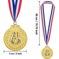 thumbnail image 2 of Medallas de ganador con cintas, 12 premios de metal, primer lugar, primer premio, 5 cm de diámetro, 2 of 5
