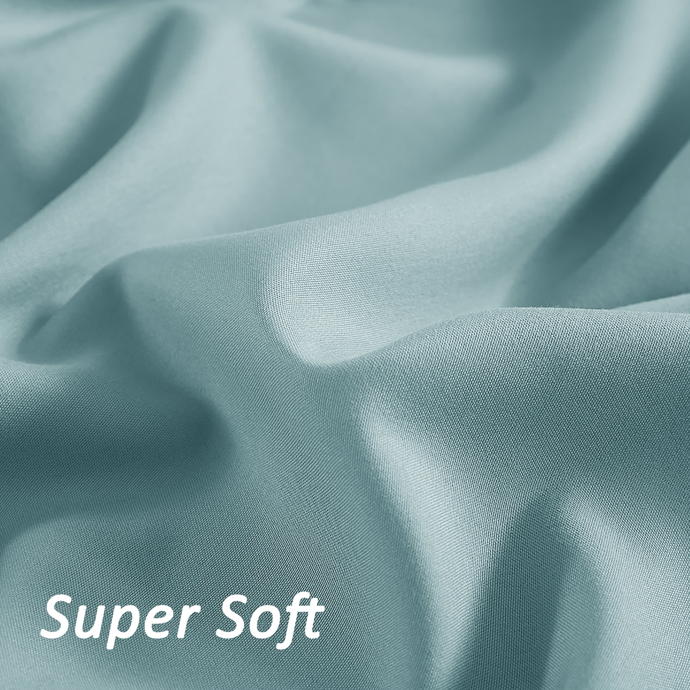 Mainstays Super Soft Microfiber 2-Pack Fitted Sheet, Full, Soft Ivory/ Blue Cameo, 2 Piece