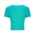 thumbnail image 6 of pstuiky Womens Tops Casual Oversized Crew Neck Short Sleeve Ladies Tops Comfort Loose Fit Solid Color Athletic Shirts Blouses for Women, 6 of 7