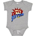 thumbnail image 3 of Inktastic Little Sister Superhero Girls Baby Bodysuit, 3 of 5
