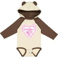 thumbnail image 3 of Inktastic Grandma's Sweetie Pie with Pink Hearts Boys or Girls Long Sleeve Baby Bodysuit, 3 of 5