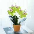 thumbnail image 4 of Artificial Flower Butterfly Orchid Pot Bonsai Garden Home Wedding Party Decor, 4 of 7