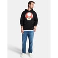 thumbnail image 2 of Super Mario Men's and Big Men's Toad Graphic Hoodie, Sizes XS-3XL, 2 of 5