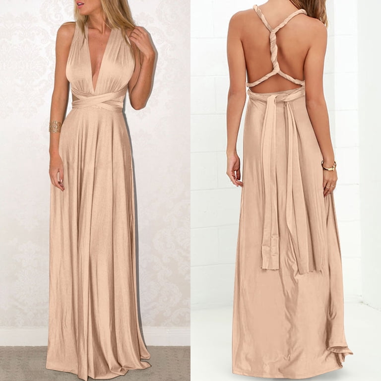 green emerald velvet dress Convertible Rose Gold Long Bridesmaid Dress with Sequins – FancyVestido