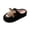 Black, variant on Willtoo House Slippers for Men Women Highland Cow Print Bedroom Fluffy Slippers Winter Soft Shoes Warm Slip on Slides