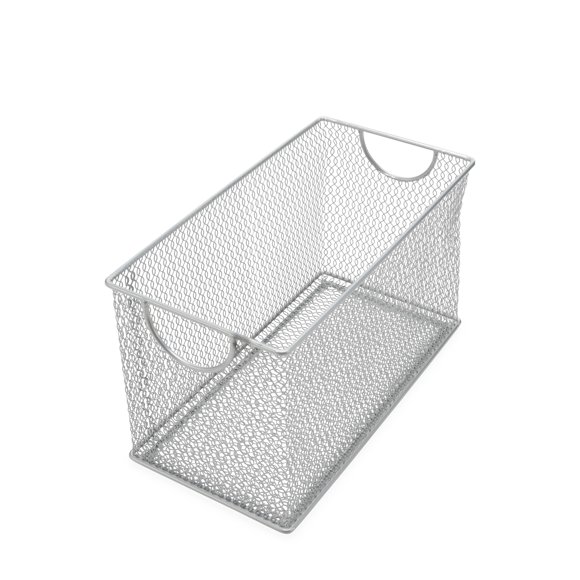 YBM Home Kitchen Pantry Organizer Wire Basket for Shelves, Cabinets, Pantry, Countertop, Mesh Open Storage Bin Metal Basket for Organizing Food Supplies, 10.75x5.5x6.5