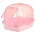 thumbnail image 1 of FUTUREORYY Caja De Para Hámster Plástico Transparente Rosa Con Para Mascotas, 1 of 8