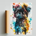 thumbnail image 2 of Affenpinscher Dog Poster Wall Art for Bedroom Living Room Funny Graffiti Dog Picture Cool Dog Decor Wall Art, 2 of 6