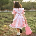 thumbnail image 2 of NIEWTR Toddler Baby Girl Spider Tutu Dress Ball Gown Dress Lace Outfit Vampire Witch (L,Pink), 2 of 4