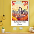 thumbnail image 3 of Seattle Washington Travel Wall Decor – Scenic Travel Canvas Print of Washington Canvas – Beautiful Gift for Home, Office, or Living Space, 3 of 5