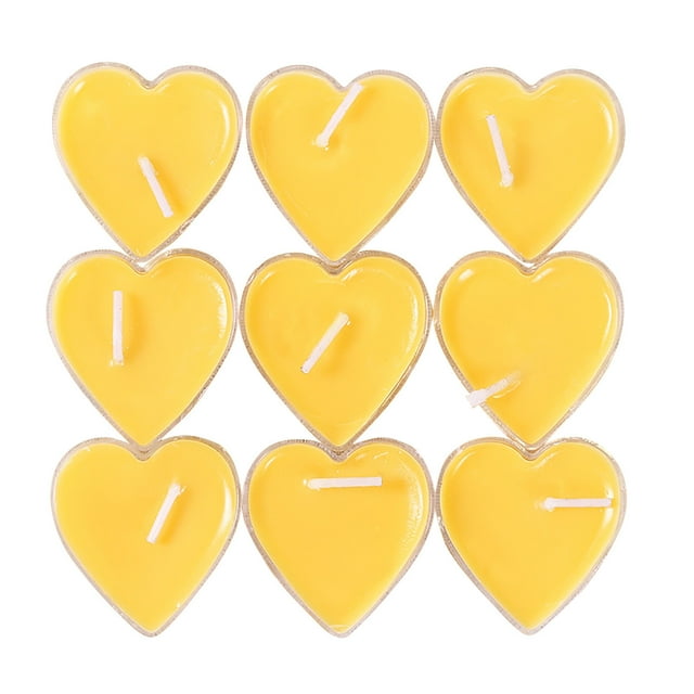 Xihbxyly Velas Románticas de Corazón, Velas de Té con Aroma Dulce, Decoración para Propuesta de Matrimonio, Hechas de Parafina, Sin Humo, Juego de 9 Piezas, Decoración para El Hogar y El Hotel, Durac