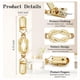 thumbnail image 4 of Elegantes Broches para Cintura para Mujer: Broches para Espalda de Vestido y Suéter en Dorado y Plateado., 4 of 5