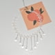 thumbnail image 5 of 1 Uds. Elegante collar de diamantes con flecos de perlas dobles y flores, collar adornado para mujer, 5 of 5