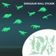 thumbnail image 1 of 9 Pegatinas De Pared Luminosas De Dinosaurios, 3D Que Brillan En La Oscuridad, Decoración De Pared De Dinosaurios Para Bebés, Calcomanías De Pared De Habitación Para Niños Muyoka Hogar, 1 of 7