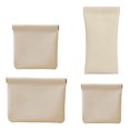 thumbnail image 2 of YAOMOBB High-Quality Faux Leather Pouch Organizer Pouch Snap Closure Electroplated Shrapnel Soft Touch Faux Leather Case Lipstick Storage 4PCS, 2 of 7