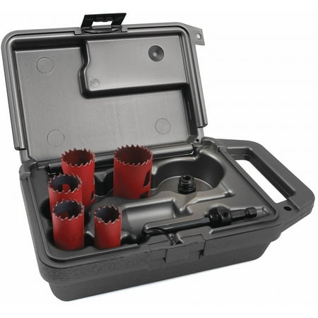 UPC: 0050326116916 | Morse Hole Saw Kit Saw Range 7/8  to 1-1/2  MHS05M