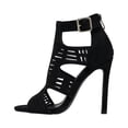 thumbnail image 4 of Mostsola Stiletto Heels for Women Peep Toe Pumps Cutout Heeled Sandals Ankle Strap Dress Shoes, 4 of 9