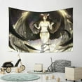 thumbnail image 7 of Anime Overlord Albedo Tapestry Wall Hanging Home Decoration Wall Blanket Dormitory Living Room Bedroom Backdrop Poster( 60x40inch), 7 of 7