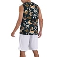 thumbnail image 5 of Gaeub Dogs Men's Mesh Basketball Jersey, Quick-Drying Sleeveless Top S-4XL, Loose Muscle Tank Top -Large, 5 of 9