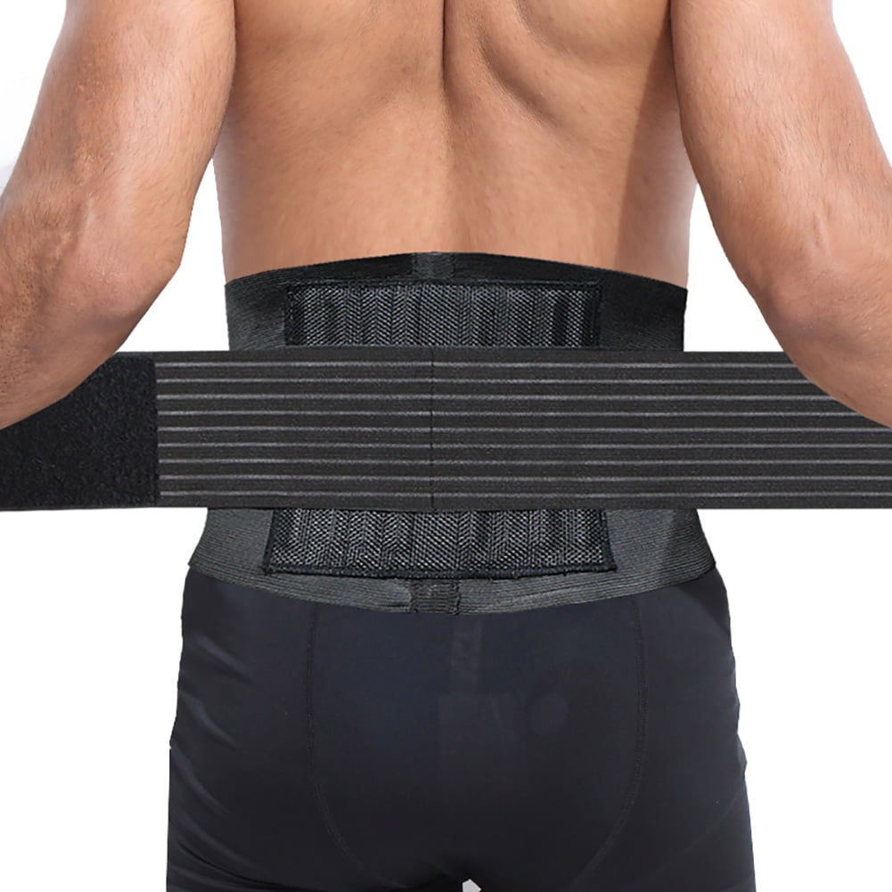 Weight Lifting Lumbar Lower Back Support Belt Brace Pain Power Gym Training M1 
