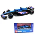 thumbnail image 1 of Bburago 1:43 BWT Alpine 2023 A523 #10 #31 F1 Racing Formula Car Static Simulation Diecast Alloy Model Car, 1 of 5