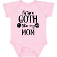 thumbnail image 3 of Inktastic Future Goth Like My Mom with Skulls Boys or Girls Baby Bodysuit, 3 of 5