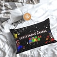 thumbnail image 5 of Lsque Mario Pattern Bedding Waterproof Pillow Protector Zippered Queen – Bed Bug Proof Pillow Encasement-20"x30", 5 of 6