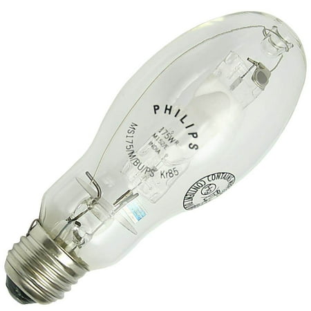Philips 175w ED17 Pulse Start 4000K E26 Cool White Metal Halide Light Bulb