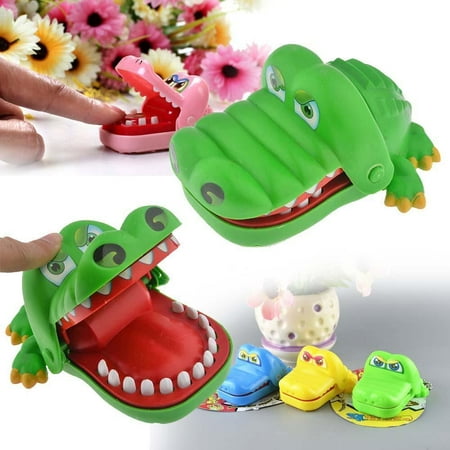 Bite Finger Crocodile Board Game Crazy Crocodile Pulling Teeth Kids Puzzle Toy Bar Family Party Game Xmas Children Best (Real Madrid Best Game)