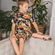thumbnail image 4 of Balery fall Pumpkin Daisy Conjunto de Pijama Infantil de Manga Corta con Estampado – Ropa de Dormir de Algodón Suave-4X-Large, 4 of 6
