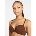 thumbnail image 3 of No Boundaries Fit Stretch Push Up Underwire Bra, Women's 34A-42DD, 3 of 4