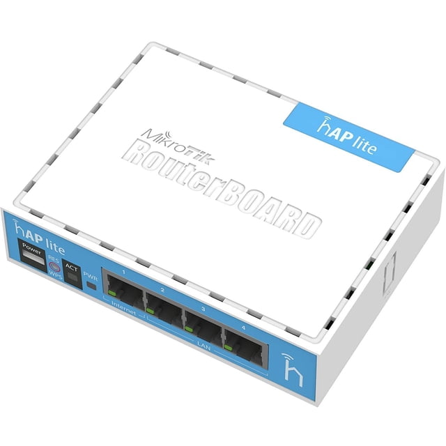 Punto de Acceso Mikrotik hAP Lite 10,100 Mbit/s