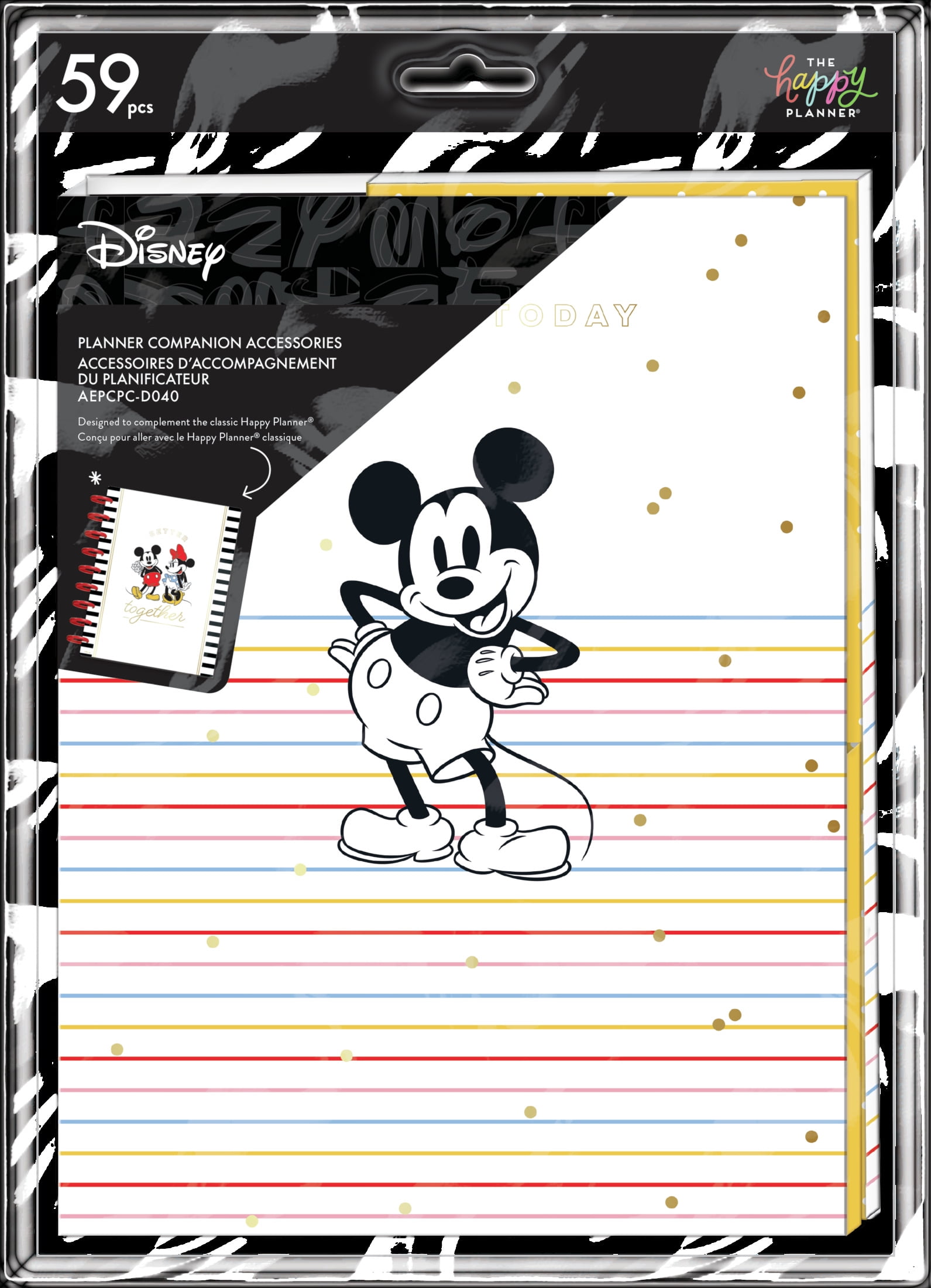 The Happy Planner, Disney, Mickey Mouse & Minnie Mouse Classic Planner