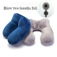 thumbnail image 4 of Almohada en forma de U, almohada inflable para el cuello, almohadas cómodas, cojín en forma de U, accesorios de viaje para dormir., 4 of 7